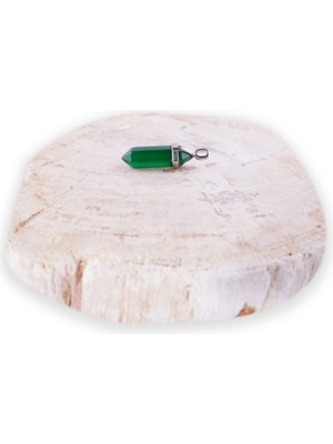 Maranki Yeşil Akik Kolye Ucu Model 1