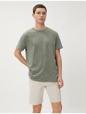 Koton Basic Gabardin Şort Beş Cep Detaylı Düğmeli Pamuklu