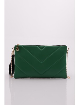 DGN 4005 Kadin Büyük V Baskili Çanta