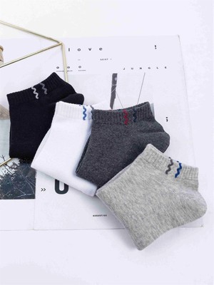 Black Arden Socks Yeni Yaz Modeli 4 Renk Erkek Çorap 4 Çift