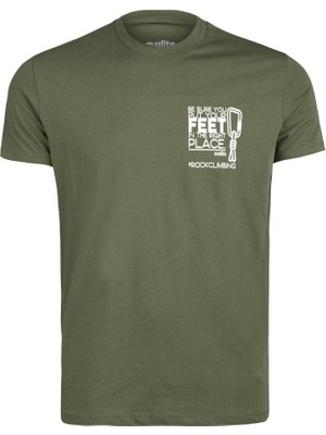 Evolite Rock Climbing T-shirt-Haki