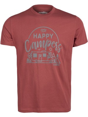 Evolite Happy Campers T-Shirt [kiremit]