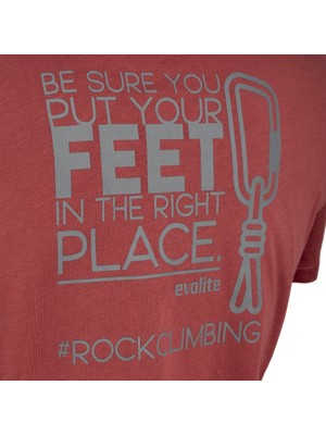 Evolite Rock Climbing T-Shirt [kiremit]