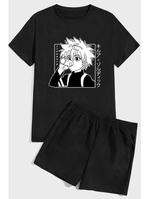 Only Trendwear Killua Zoldyck Baskı Şort Takım