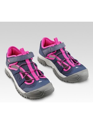 Decathlon Quechua Kız Çocuk Sandalet - Mavi / Pembe - 28 / 39 - MH150 Tw