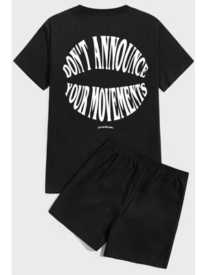 Only Trendwear Dont Tupac Coffee Baskı Şort Takım