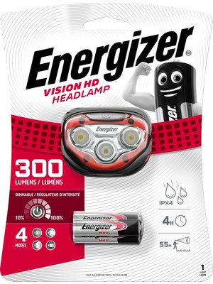 Energizer Headlight 300 Lumens 3 Ledli Pilli Kafa Feneri