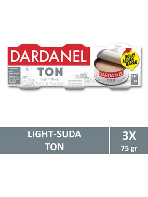 Dardanel Light Ton Balığı 3x75 gr