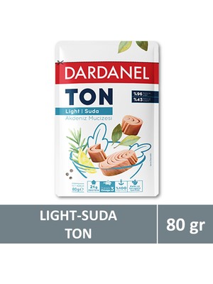 Dardanel Light Ton Balığı Poşet 80 gr
