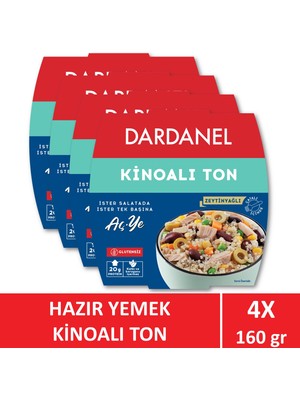 Dardanel Aç Ye Kinoalı Ton Balığı 4 x 160 gr