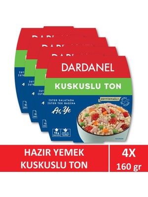 Dardanel Aç Ye Kuskuslu Ton Balığı 4 x 160 gr