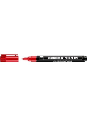 Edding Asetat Kalemi Permanent Kırmızı 144 M   10'lu Paket / Edding