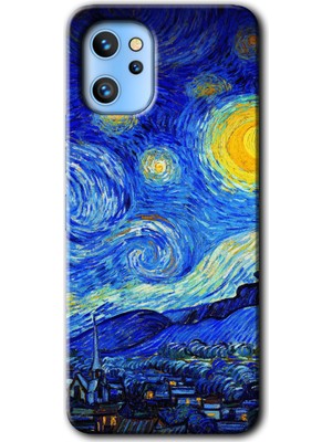 Gramaphone Reeder S19 Max Pro Kılıf Hd Desen Baskılı Arka Kapak - Starry Night