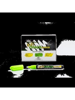 Marvy 470 Markör Sıvı Tebeşir Kalemi Yuvarlak Uçlu Yeşil (12 Li Kutu)