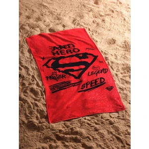 Warner Bros SUPERMAN Pamuk Kadife Baskılı  Plaj Havlusu