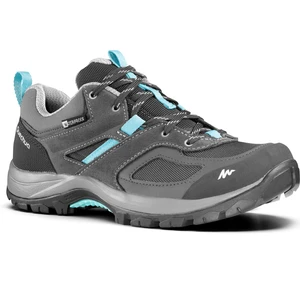 Quechua Kadın Su Geçirmez Outdoor Ayakkabı - Gri / Mavi - MH100