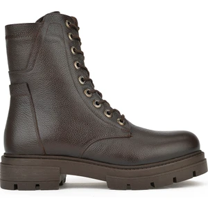 Kadın Deri Bot 13319Z66286 Kahve