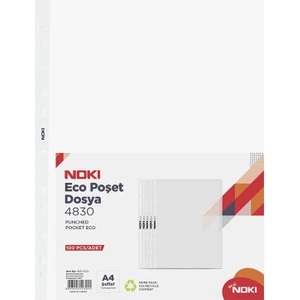 Poşet Dosya 100 Lü 1 Paket Şeffaf Dosya 100 Adetli Föy Dosya 1 Paket Eco Poşet Dosya