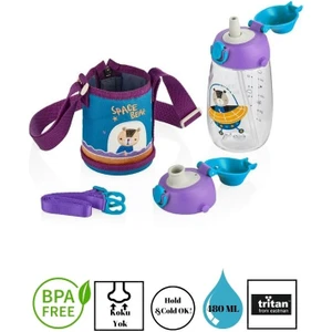 Hoax Tritan Pipetli Su Matarası – 480 ml