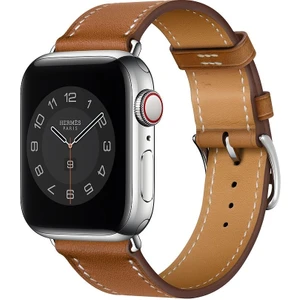 Apple Watch Deri Hermes Kordon Kayış (Logolu)