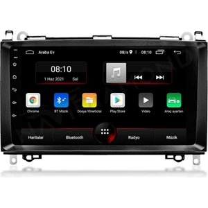 Mercedes Sprinter Crafter Vito 9inc IPS Android Multimedya Carplay 4GB/64GB  Android Kamera Hediye