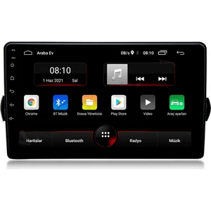 Fiat Egea Multimedya Carplay 9 Inc Hd IPS Ekran 4GB/64GB Android 12 Park Kamerası Hediyeli