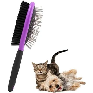 Çok Amaçlı Çift Taraflı Kolay Evcil Hayvan Kedi Köpek Temizleme Pet Fırçası