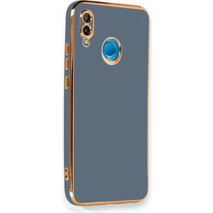 Xiaomi Redmi Note 7 ile Uyumlu Platin Krom Volet Kılıf