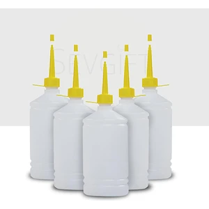 Plastik Damlalık Kapaklı 1000ML Çok Amaçlı Plastik Yağdanlık - 5 Adet (Piset)