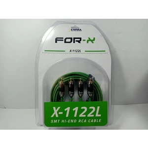 Ofc Rca Kablosu 5 Metre – For-X X-1122L Profesyonel %100 Bakır Amfi Rca Kablosu