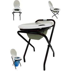 Seyyar Hasta Klozeti Portatif Tuvaleti Sandalyesi