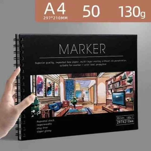 Touch Sketc Marker Kalem Defteri Premium Teli 130 gr 50 Yaprak