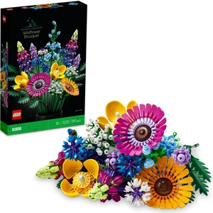 LEGO® Botanicals Kır Çiçekleri Buketi 10313 - Yetişkinler için Dekoratif Kendin Yap Çiçek Buketi Yapım Seti (939 Parça)