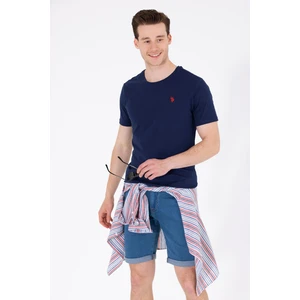 U.S. Polo Assn. Erkek Lacivert Basic T-Shirt 50262974-VR033