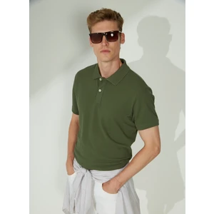Altınyıldız Classics Polo Yaka Haki Erkek T-Shirt 4A9000000001