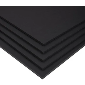 5 mm 50X70 cm Fotoblok (Straforlu Maket Kartonu) Siyah 5 Adet