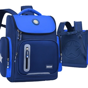 Puffs Shop Dingdang Kedi Su Tutmaz Büyük Kapasiteli Yükü Azaltan Omurga Koruması Ilkokul Öğrencileri Için Yeni Okul Çantası (Yurt Dışından)