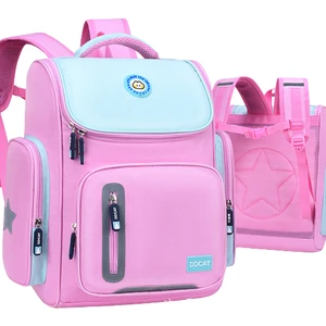 Puffs Shop Dingdang Kedi Su Tutmaz Büyük Kapasiteli Yükü Azaltan Omurga Koruması Ilkokul Öğrencileri Için Yeni Okul Çantası (Yurt Dışından)