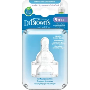 Dr Brown's Dar Ağız 4. Evre 2'li Silikon Biberon Emziği