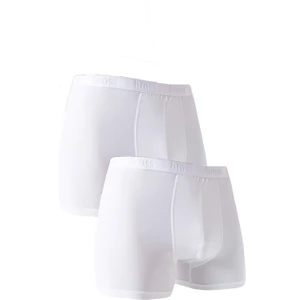 2li Beyaz Bambu Erkek Boxer