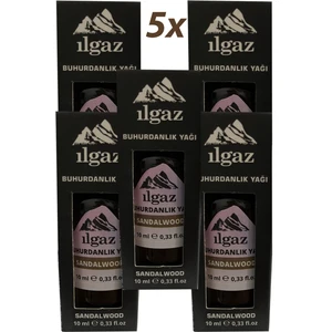 5'Li Sandal Ağacı Buhurdanlık Kokusu Uçucu Buhurdanlık Yağı Anti Sterss Aromaterapik Yağ 10 Ml