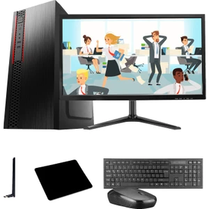 Workforce OF310-152 I3-10100F 8gb Ram 256GB SSD 500GB HDD R5 230 T-19.5 Masaüstü Ofis Bilgisayar