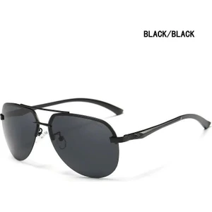 Aoron Polarize Aviator Güneş Gözlüğü Unisex Gece Görüş Gözlüğü Erkekler Pilot Güneş Cam Kadın Ayna Kaplama Gözlük A143 (Yurt Dışından)