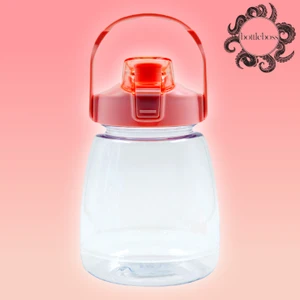 Bottle Boss Taşıma Askılı Pipetli Şeffaf Matara 1200 ml