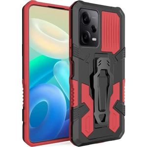 Kny Xiaomi Redmi Note 12 Pro 5g Kılıf Ultra Korumalı Manyetik Kemere Takmalı Standlı Klik Kapak