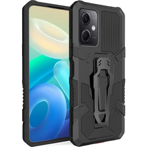 Kny Xiaomi Poco X5 Kılıf Ultra Korumalı Manyetik Kemere Takmalı Standlı Klik Kapak