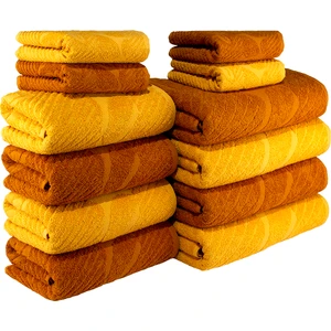 Textile Colors Banyo Havlu Setı 12 Adet - 4 Adet 30 x 50 cm 4 Adet 50 x 100 cm 4 Adet 70 x 140 cm