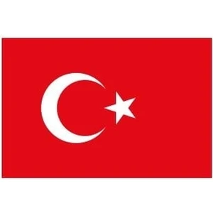 Türk Bayrağı  Alpaka 30  x  45 cm