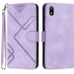 Zsunsky Shop Honor 8s Için Çizgi Desenli Pu Kılıf (Yurt Dışından)