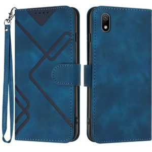 Zsunsky Shop Honor 8s Için Çizgi Desenli Pu Kılıf (Yurt Dışından)